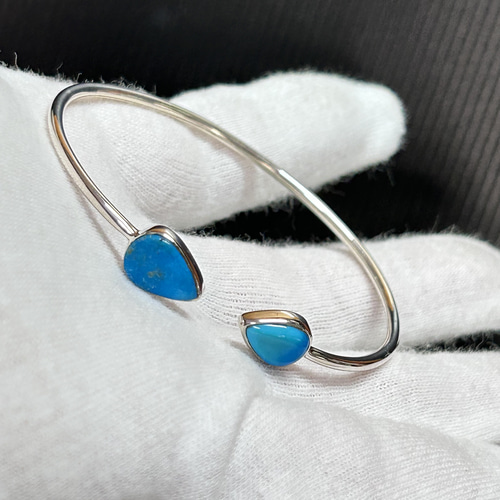 ターコイズ バングル ブレスレット リング 指輪 インディアン男 メンズ