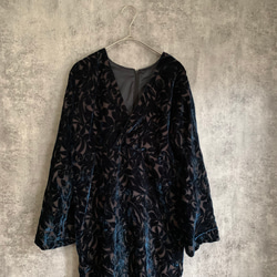 Sale オパールベルベットのワンピース　Velvet dress 7枚目の画像