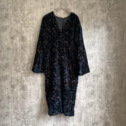 Sale オパールベルベットのワンピース　Velvet dress 5枚目の画像