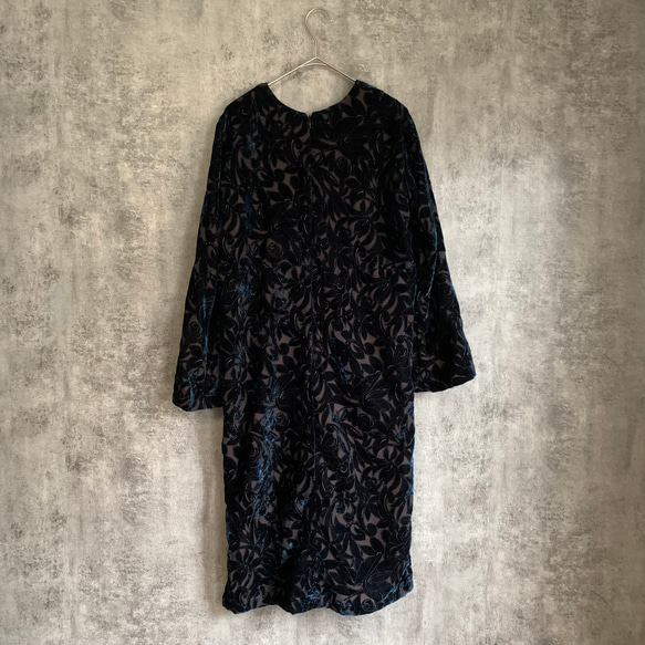 Sale オパールベルベットのワンピース　Velvet dress 9枚目の画像