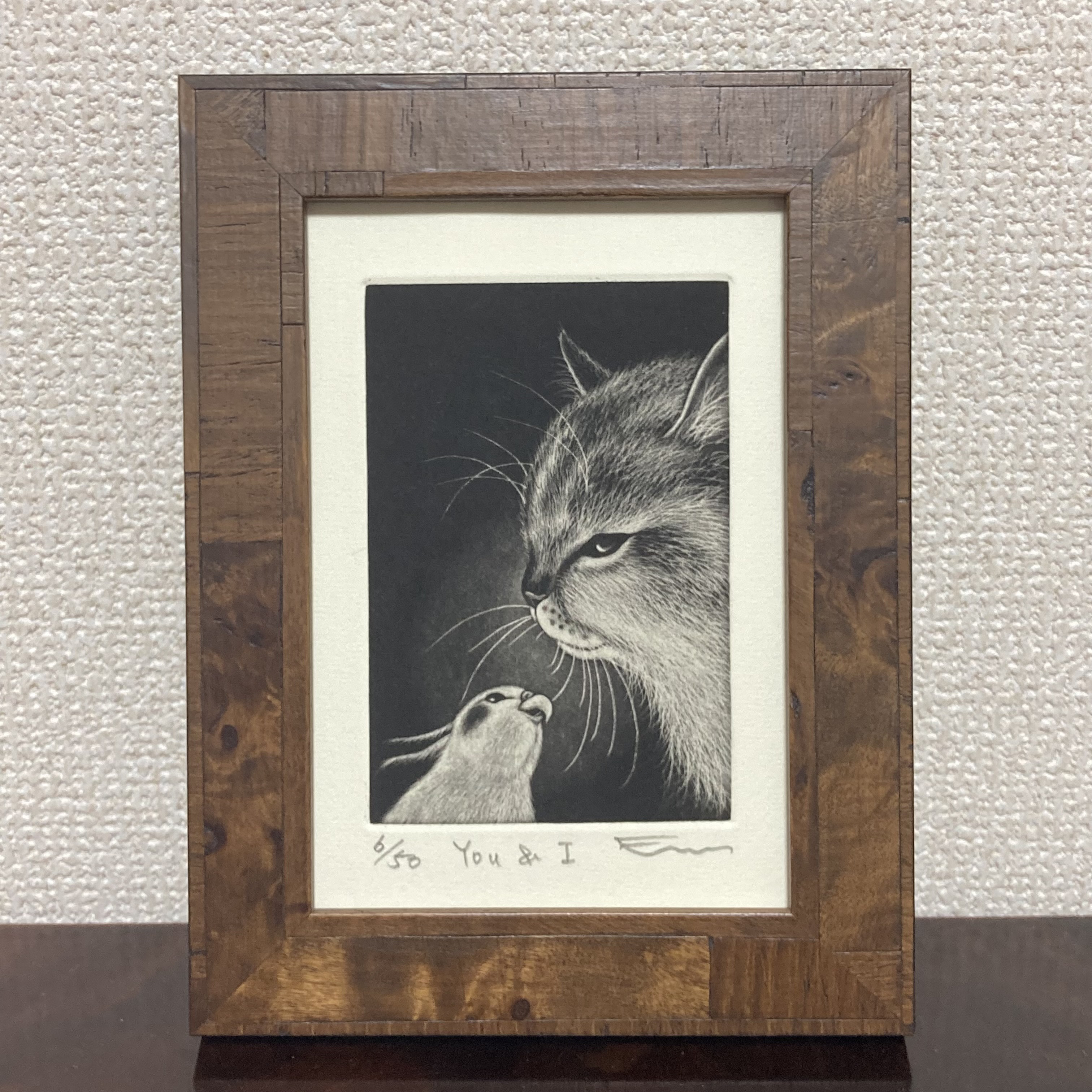故郷に帰ろう高見沢耳のジクレー版画作品一点物の版画作品です