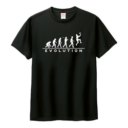 Tシャツ ラグビー おしゃれ おもしろ 進化論 ティシャツ 2枚目の画像
