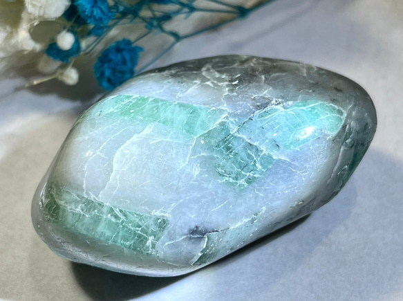 浮気封じ】エメラルド 原石 タンブル 握り石