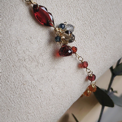 maumaumau 　14kgf レッドモスアゲートピアス maumaumau 14kgf レッドモスアゲートピアス 14kgfレッドアゲート赤瑪瑙