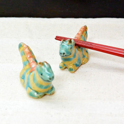 交趾龍　箸置き　2コセット 交趾龍 箸置き 2コセット