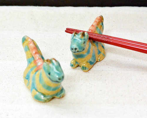 交趾龍　箸置き　2コセット 交趾龍 箸置き 2コセット