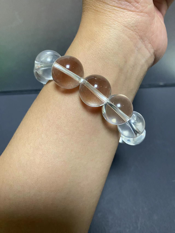 大セール 特価品 大粒 天然 タイガー石 水晶 ブレスレット 送料込み