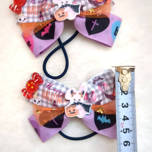 りり様ご確認用☆ハンドメイド　ヘアゴム ヘアゴム ハンドメイド ハロウィン柄 キッズヘアアクセサリー