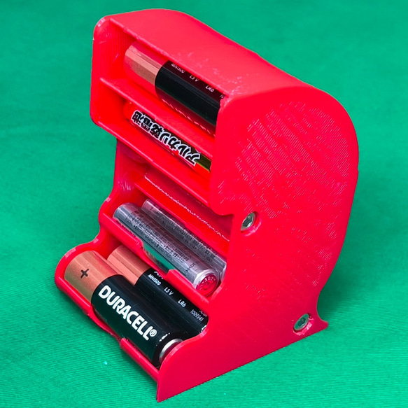K007-N_単3･単4乾電池/充電池ストックホルダー 3枚目の画像