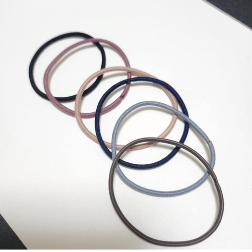 ゴム交換可能】大きめスカイカイヤナイトのヘアゴム✩.*˚天然石