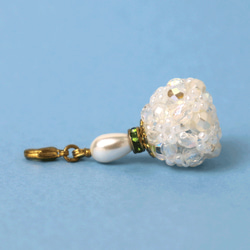 ◇ キット 香水瓶のジッパーチャーム 選べるロンデル5色 ビーズキット アクセサリー制作キット ハンドメイド てづくり 3枚目の画像