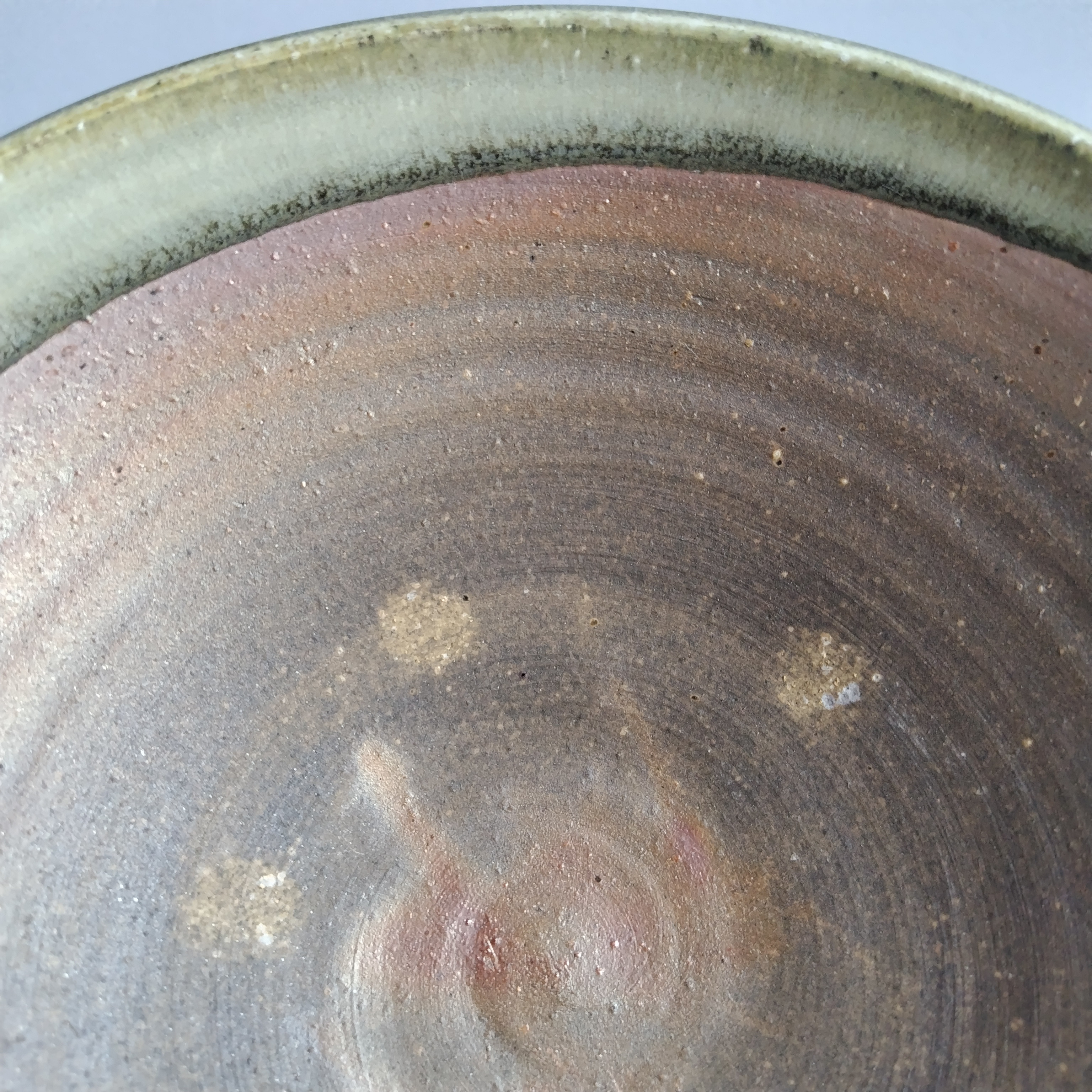 鉢　焼締め　薪窯　【商品番号：00390】