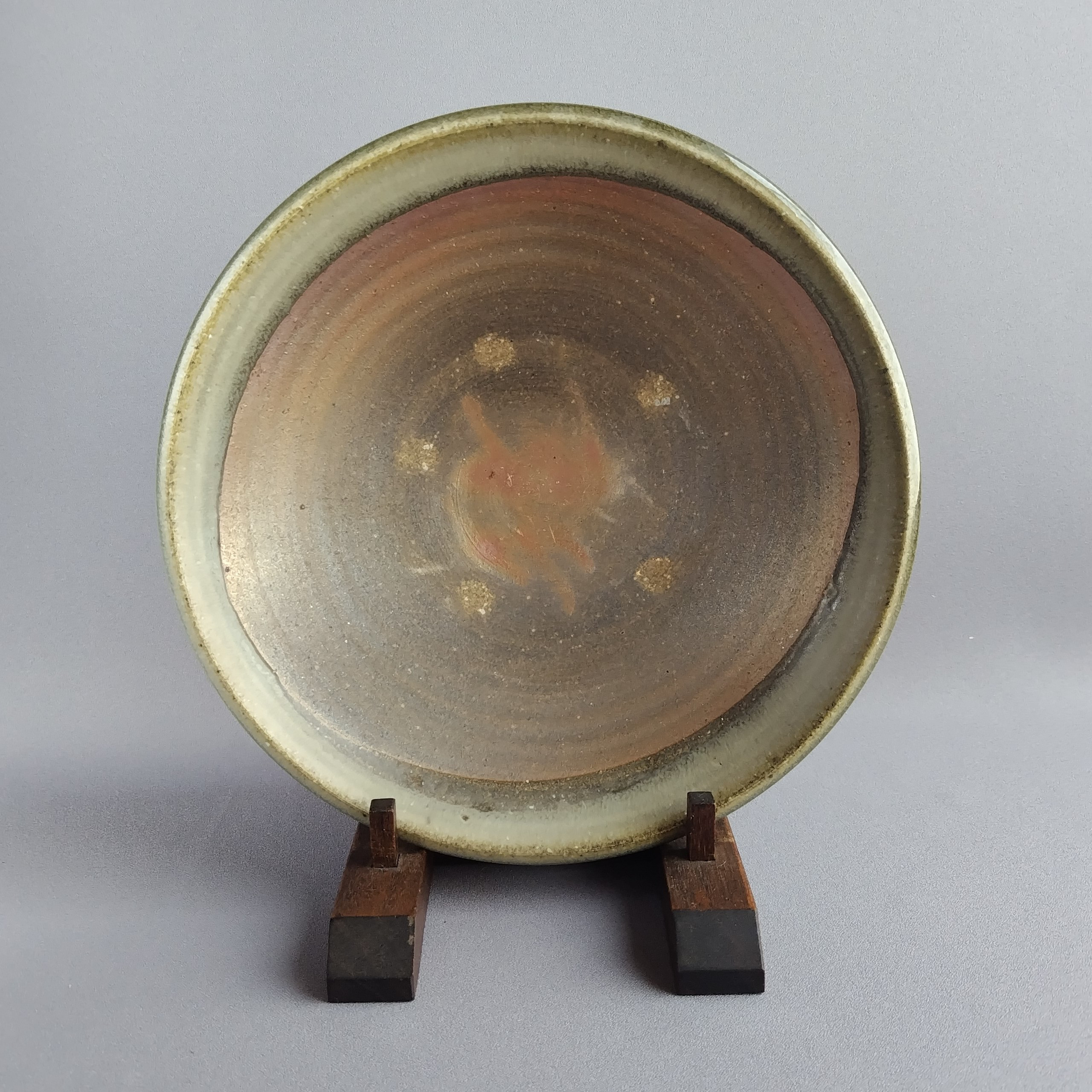 鉢　焼締め　薪窯　【商品番号：00390】