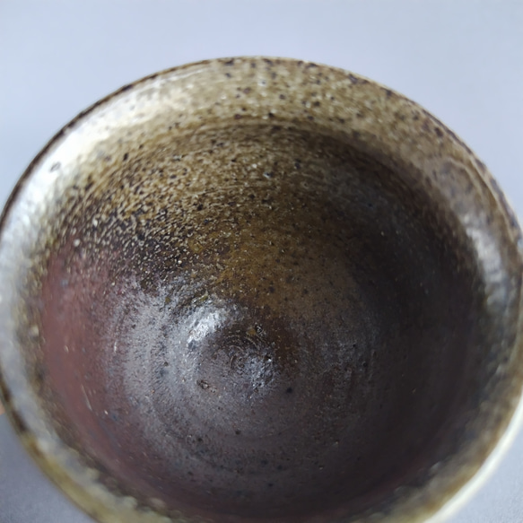 ワインカップ　薪窯　焼締め　【商品番号：00392】 5枚目の画像