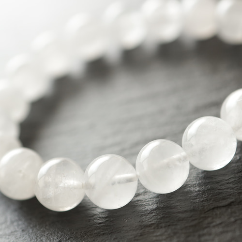 ☆プレミアムブレス☆マニカラン水晶：10ミリ：ギャランティーカード