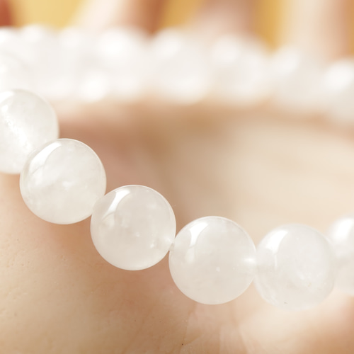 ☆プレミアムブレス☆マニカラン水晶：10ミリ：ギャランティーカード