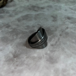 No. １　スプーン一本使ったリング　指輪　リング　スプーンリング　アクセサリー 3枚目の画像