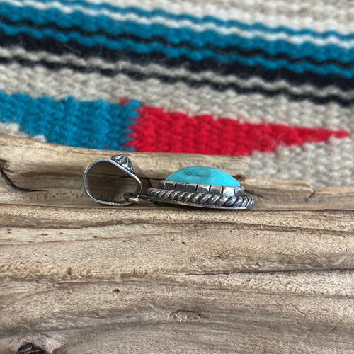 ローンマウンテン　ターコイズ　シルバー　ネックレス　# インディアンジュエリー ターコイズペンダント ローンマウンテンターコイズ By Geneva