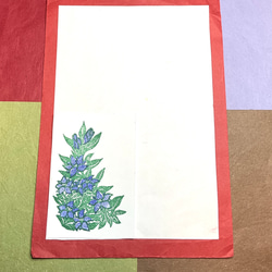 ✿季節の花〓和のはんこ〓【桔梗】4.5×6.5cm 4枚目の画像