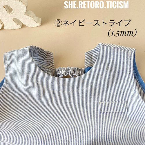 ミモザ 後ろゴム 袖なしスモック スモック ノースリーブ 袖なし[品番：FQ000200570]｜PlusNao