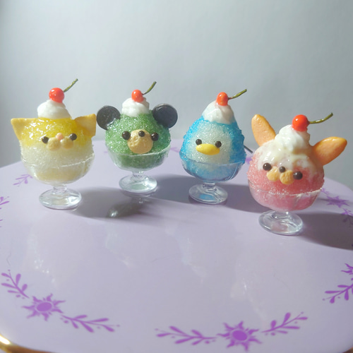 片耳⌇﻿ かき氷 縁日 祭り 大人かわいい 量産型 地雷 ピアス