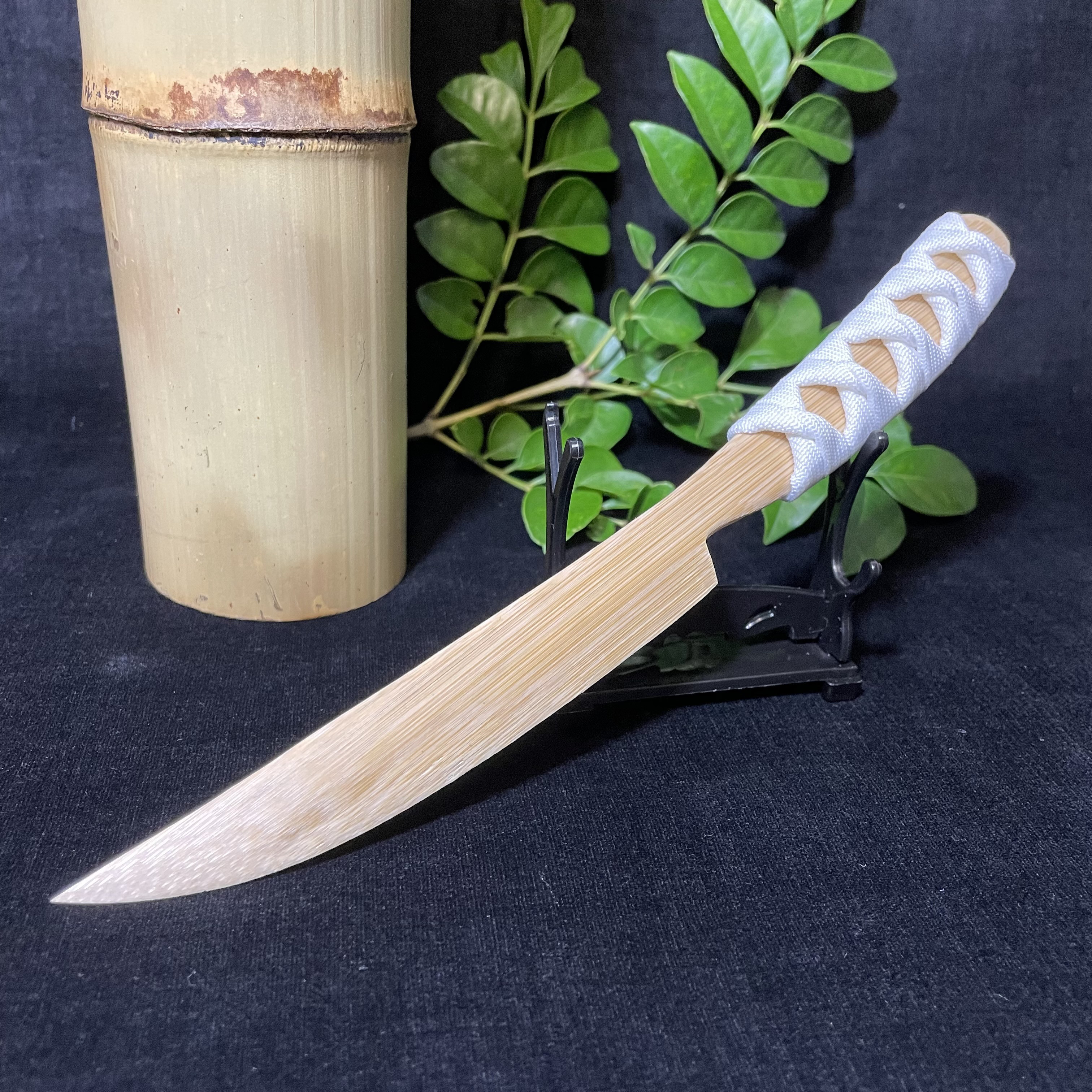 刀剣型ペーパーナイフ【白】 天然竹製 レターオプナー その他雑貨