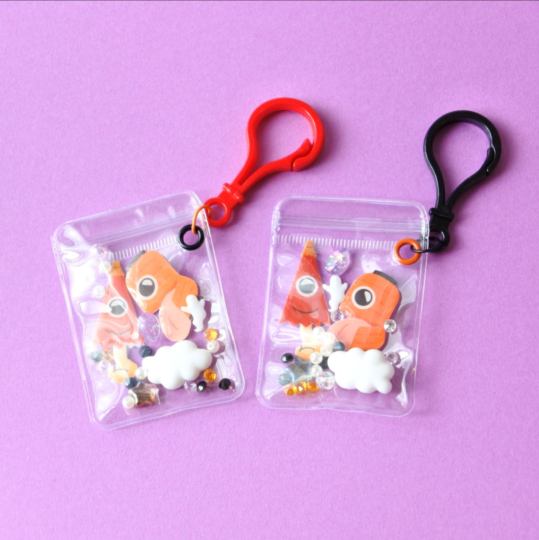 【日本限定モデル】 moonさま専用♡じゃらじゃらキーホルダーバッグ　キャンディひよこ キーホルダー・アクリルキーホルダー