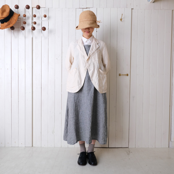 linen jacket　* chaplin JK *ecru 第10張的照片