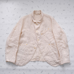 linen jacket　* chaplin JK *ecru 第8張的照片