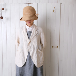 linen jacket　* chaplin JK *ecru 第1張的照片