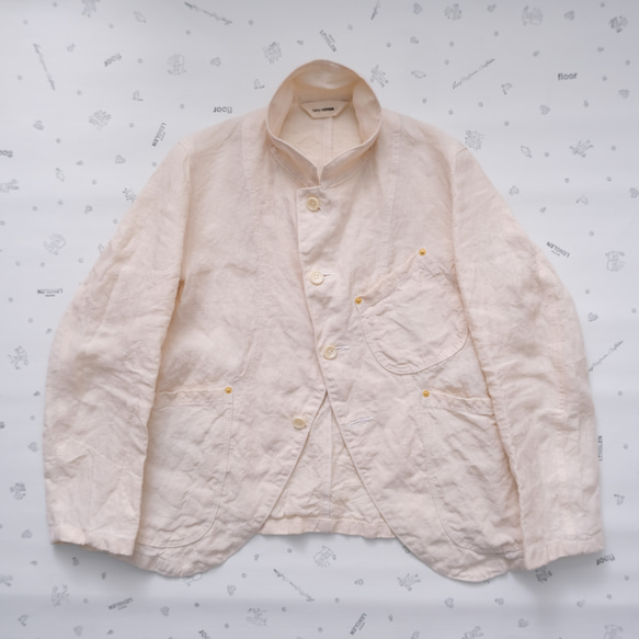 linen jacket　* chaplin JK *ecru 第6張的照片