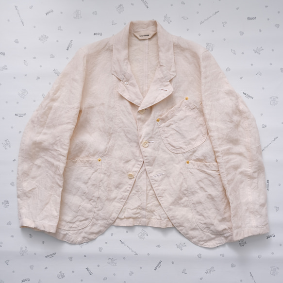 linen jacket　* chaplin JK *ecru 第4張的照片