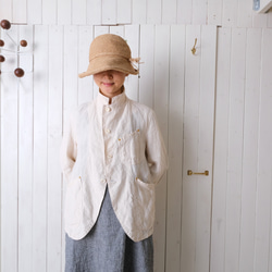 linen jacket　* chaplin JK *ecru 第5張的照片