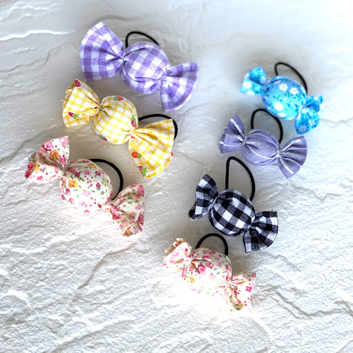 224☆ ハンドメイド ヘアゴム キッズ 子供 キャンディ 飴 セット お得 224☆ ハンドメイド ヘアゴム キッズ 子供 キャンディ 飴 セット