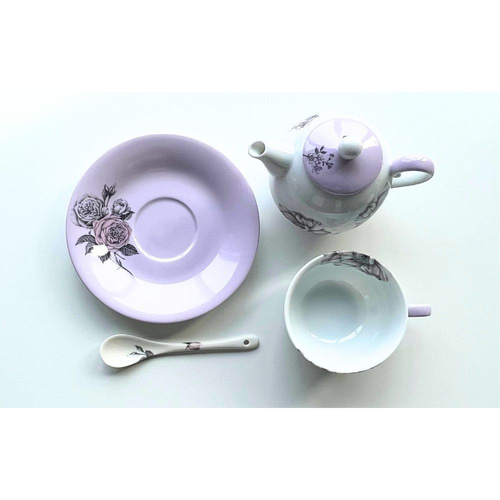 モノクロローズのティーフォーワン＊ティーセット ティーカップ