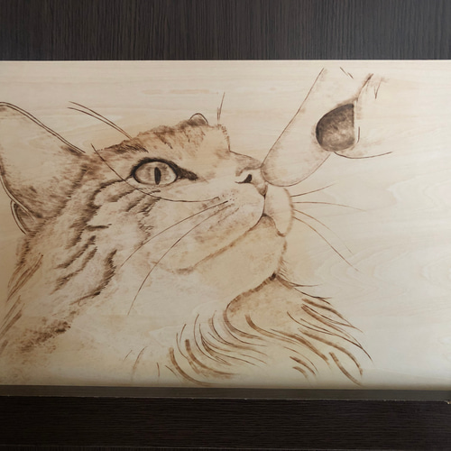 ペット似顔絵ウッドバーニング 絵画 めぐ姐 通販 16432400 ペット似顔絵ウッドバーニング 絵画 めぐ姐 通販 16432400