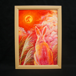 油絵 絵画 ミモザ【色紙】 油絵 絵画 ミモザの花【四切】 絵画 HR 通販 14299338｜Creema