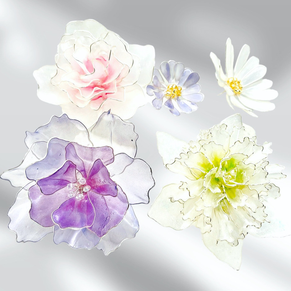 お花畑 の 髪飾り ⭐︎ アメリカンフラワー