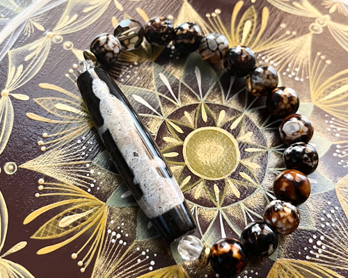 ☆開光 双如意観音天珠 ブレスレット dzi ＊ ΚΑйON ＊ 通販 16432619