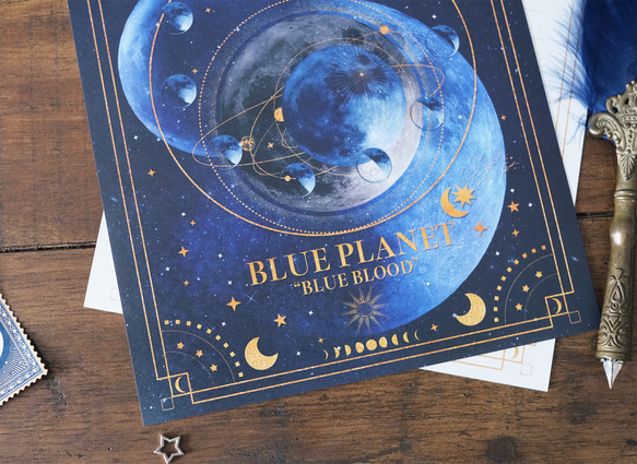 青の惑星 "BLUE PLANET" レターセット 3枚目の画像