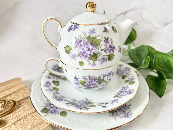 【1月バースデーフラワー】スミレのティーフォーワン 4枚目の画像