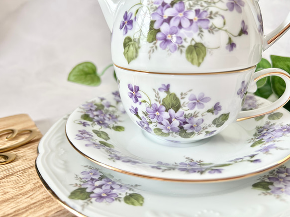 【1月バースデーフラワー】スミレのティーフォーワン 10枚目の画像