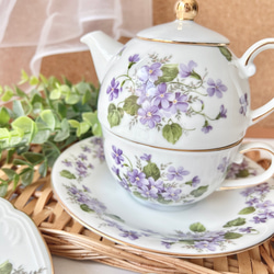 【1月バースデーフラワー】スミレのティーフォーワン 1枚目の画像