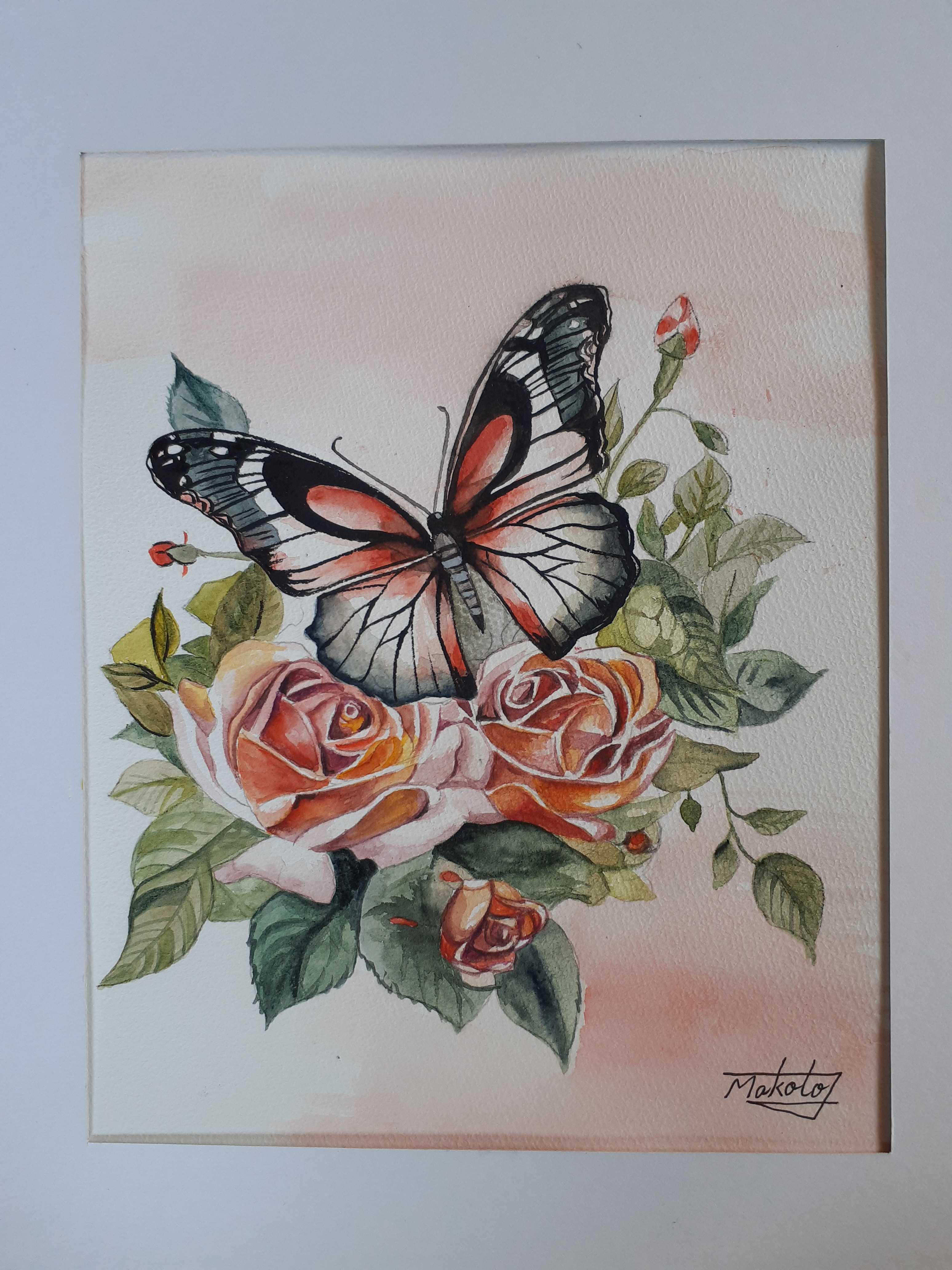 【美品】絵画　花・蝶・池 楽天市場】絵画 池上壮豊 シルクスクリーン 版画 『苑-16』 花