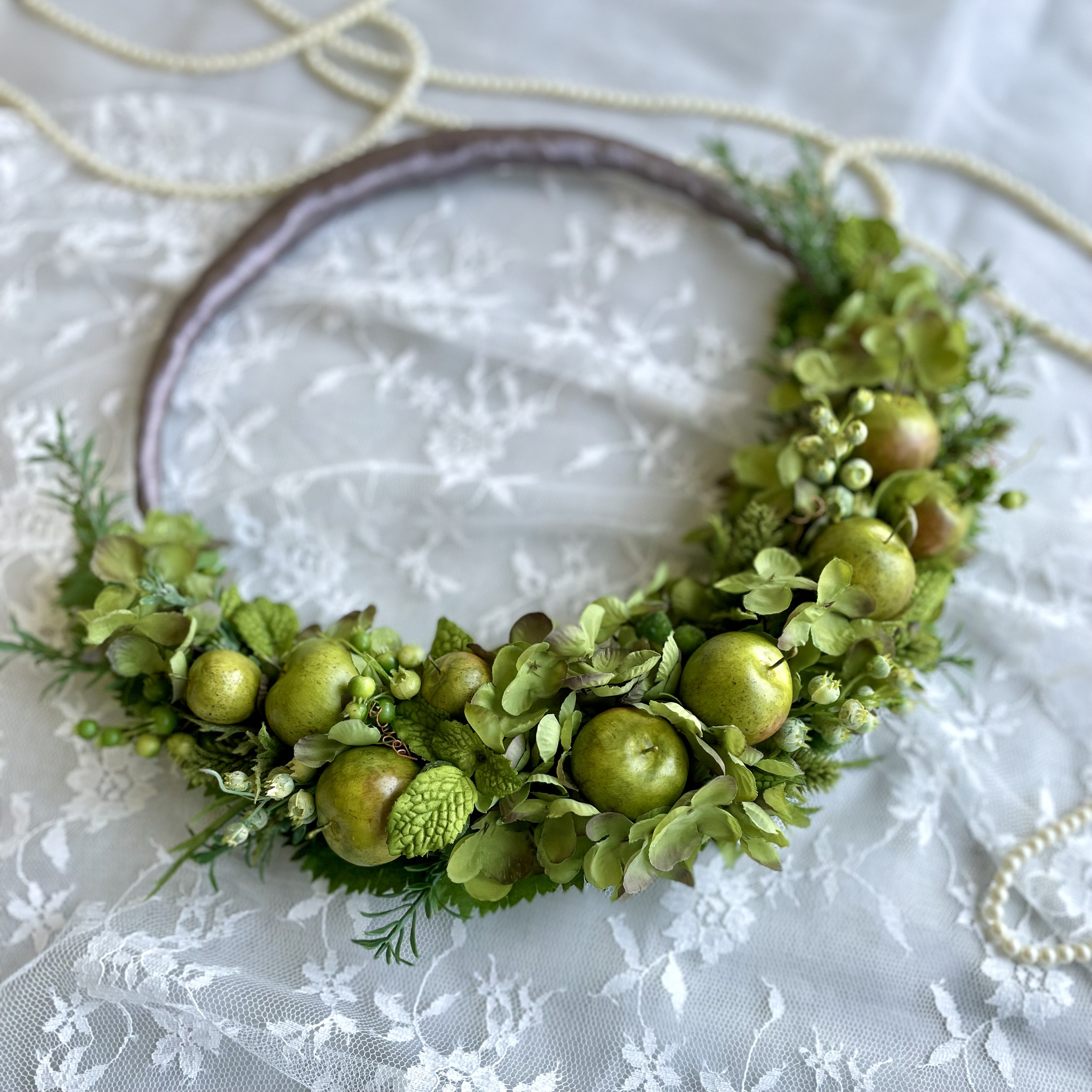 ❁Wedding bouquet❁グリーンアップルのリースブーケ【50820】