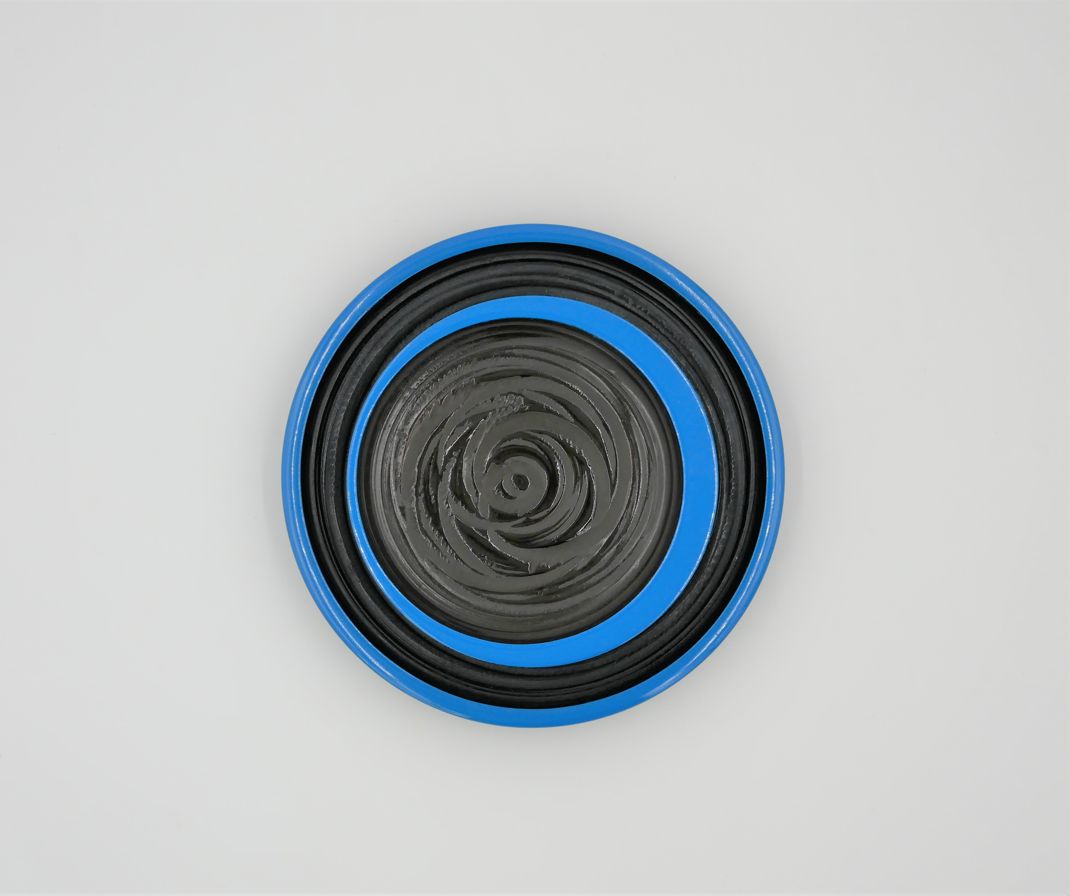 【香川漆器】丸ﾌﾟﾚｰﾄ＆三日月ﾌﾟﾚｰﾄ *空色　象谷塗