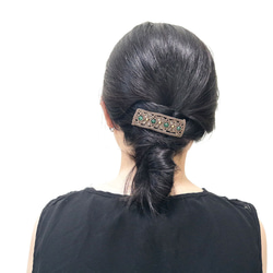 アメジスト天然石マクラメバレッタmach027エスニックアジアン好きが作るエキゾチックなアクセサリー 8枚目の画像