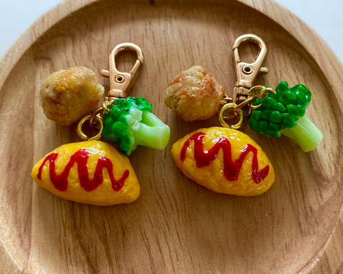 ♡バケットサンド　ライ麦♡　こぐま　チャーム　フェイクフード　樹脂粘土 ♡バケットサンドライ麦♡こぐまチャームフェイクフード樹脂粘土