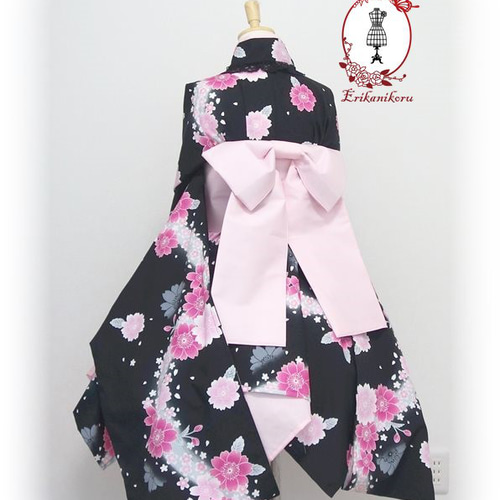 和ゴス【宵闇桜-桃】1点物 その他ファッション erikanikoru～和
