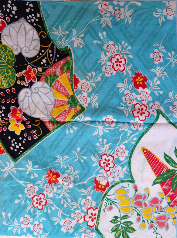 3号　市松人形着物　比翼　パッチワーク　古布ちりめん 3号 市松人形着物 比翼 パッチワーク 古布ちりめん 市松人形館